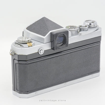 NIKON F + STANDARD PRISM + WAIST-LEVEL FINDER