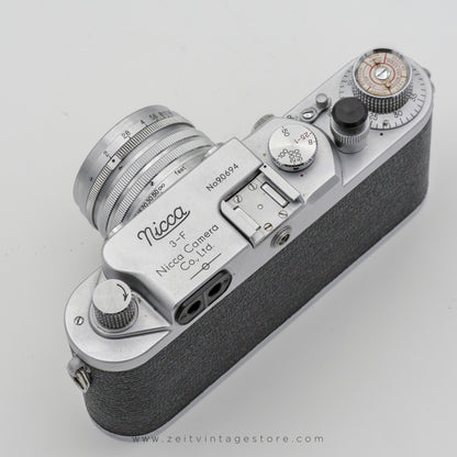 NIKON NICCA 3-F + NIKKOR-H.C 50mm F2 (LEICA M39 MOUNT) RANGEFINDER