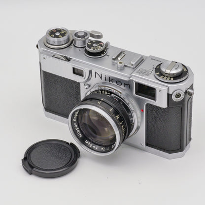 NIKON S2 NIPPON KOGAKU + NIKKOR-S.C 50MM F1.4 RANGEFINDER 6194485