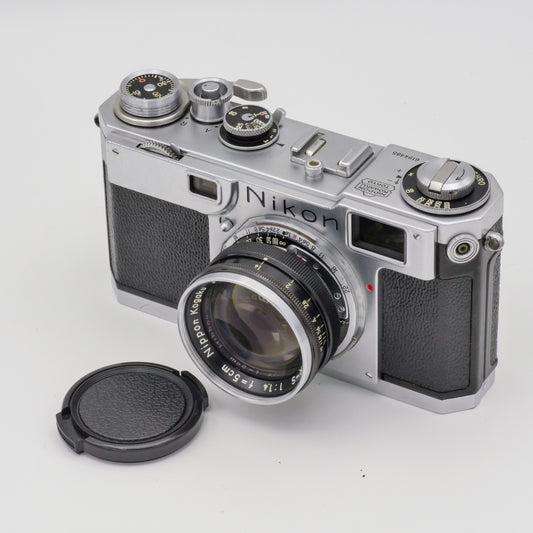 NIKON S2 NIPPON KOGAKU + NIKKOR-S.C 50MM F1.4 RANGEFINDER 6194485