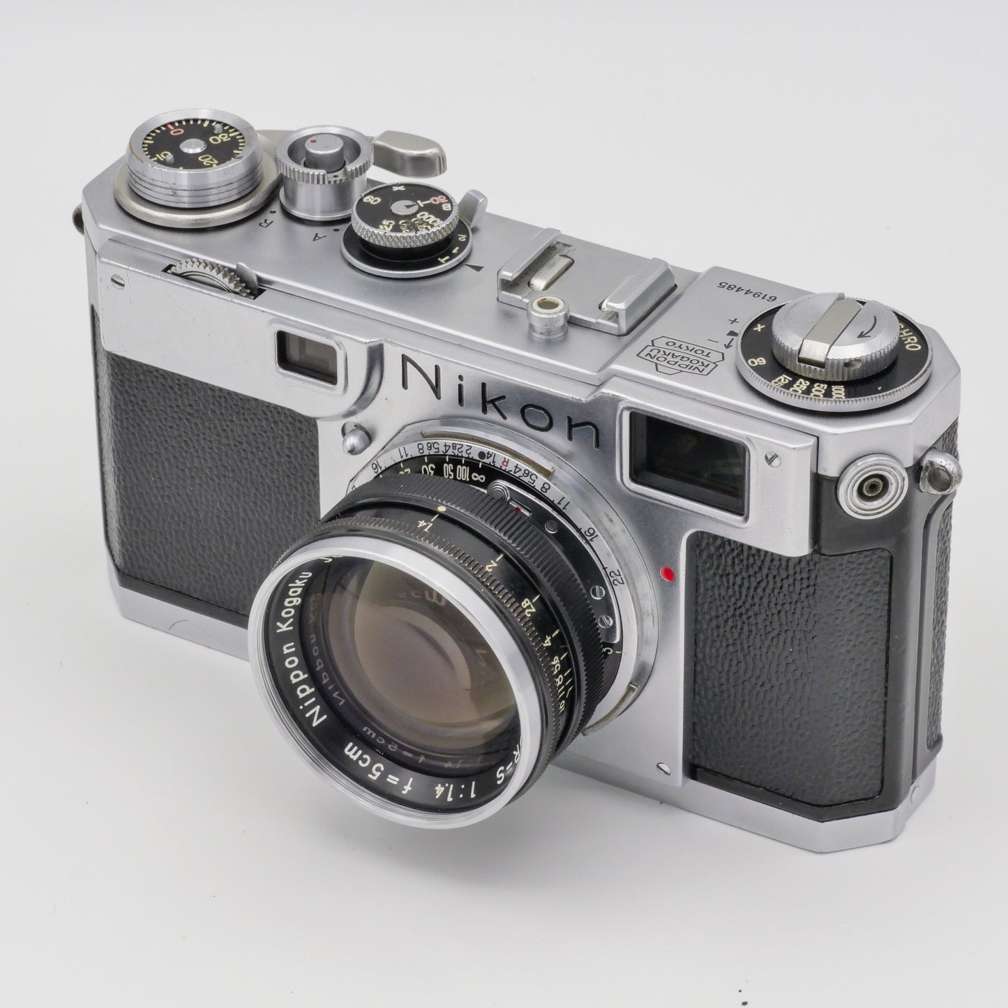 NIKON S2 NIPPON KOGAKU + NIKKOR-S.C 50MM F1.4 RANGEFINDER 6194485