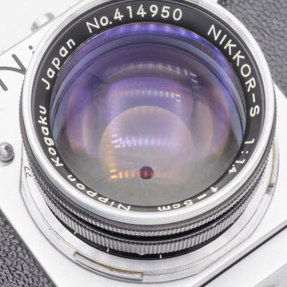NIKON S2 NIPPON KOGAKU + NIKKOR-S.C 50MM F1.4 RANGEFINDER 6194485