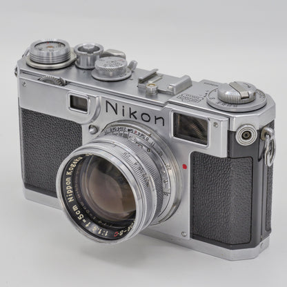 NIKON S2 NIPPON KOGAKU + NIKKOR-S.C 50MM F1.4 RANGEFINDER 6169665