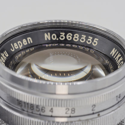 NIKON S2 NIPPON KOGAKU + NIKKOR-S.C 50MM F1.4 RANGEFINDER 6169665