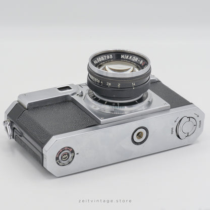 NIKON S2 BLACK DIAL + NIKKOR-S.C 50MM F1.4 RANGEFINDER