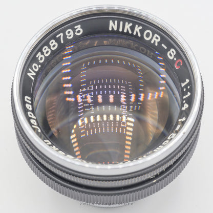 NIKON S2 BLACK DIAL + NIKKOR-S.C 50MM F1.4 RANGEFINDER