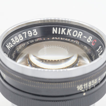 NIKON S2 BLACK DIAL + NIKKOR-S.C 50MM F1.4 RANGEFINDER