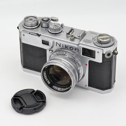 NIKON S2 NIPPON KOGAKU + NIKKOR-S.C 50MM F1.4 RANGEFINDER 6154620
