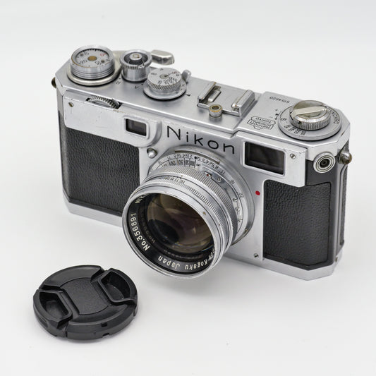 NIKON S2 NIPPON KOGAKU + NIKKOR-S.C 50MM F1.4 RANGEFINDER 6154620