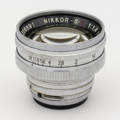 NIKON S2 NIPPON KOGAKU + NIKKOR-S.C 50MM F1.4 RANGEFINDER 6154620