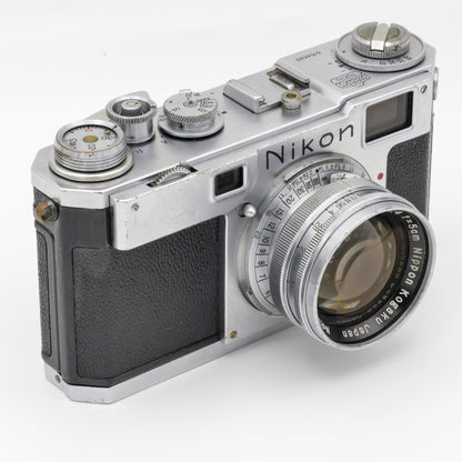 NIKON S2 NIPPON KOGAKU + NIKKOR-S.C 50MM F1.4 RANGEFINDER 6154620