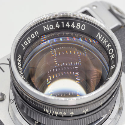 NIKON S2 BLACK DIAL + NIKKOR-S 50MM F1.4 RANGEFINDER