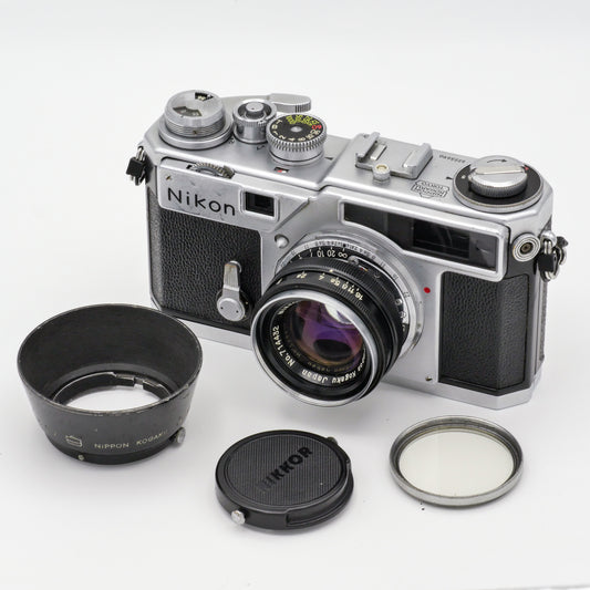NIKON SP NIPPON KOGAKU + NIKKOR-H.C 50MM F2 RANGEFINDER 6223690