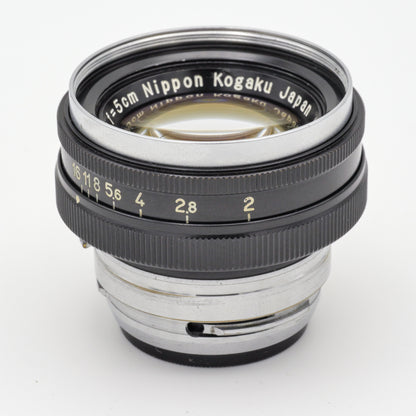 NIKON SP NIPPON KOGAKU + NIKKOR-H.C 50MM F2 RANGEFINDER 6223690