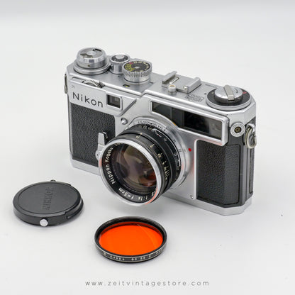 NIKON SP NIPPON KOGAKU + NIKKOR-S.C 50MM F1.4 RANGEFINDER