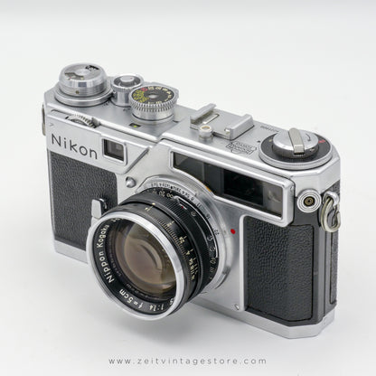 NIKON SP NIPPON KOGAKU + NIKKOR-S.C 50MM F1.4 RANGEFINDER