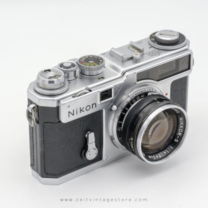 NIKON SP NIPPON KOGAKU + NIKKOR-S.C 50MM F1.4 RANGEFINDER