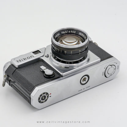 NIKON SP NIPPON KOGAKU + NIKKOR-S.C 50MM F1.4 RANGEFINDER