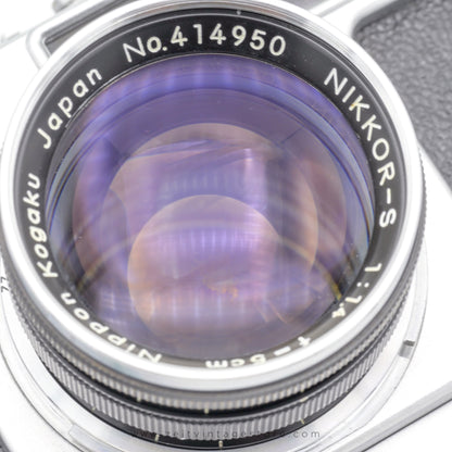NIKON SP NIPPON KOGAKU + NIKKOR-S.C 50MM F1.4 RANGEFINDER
