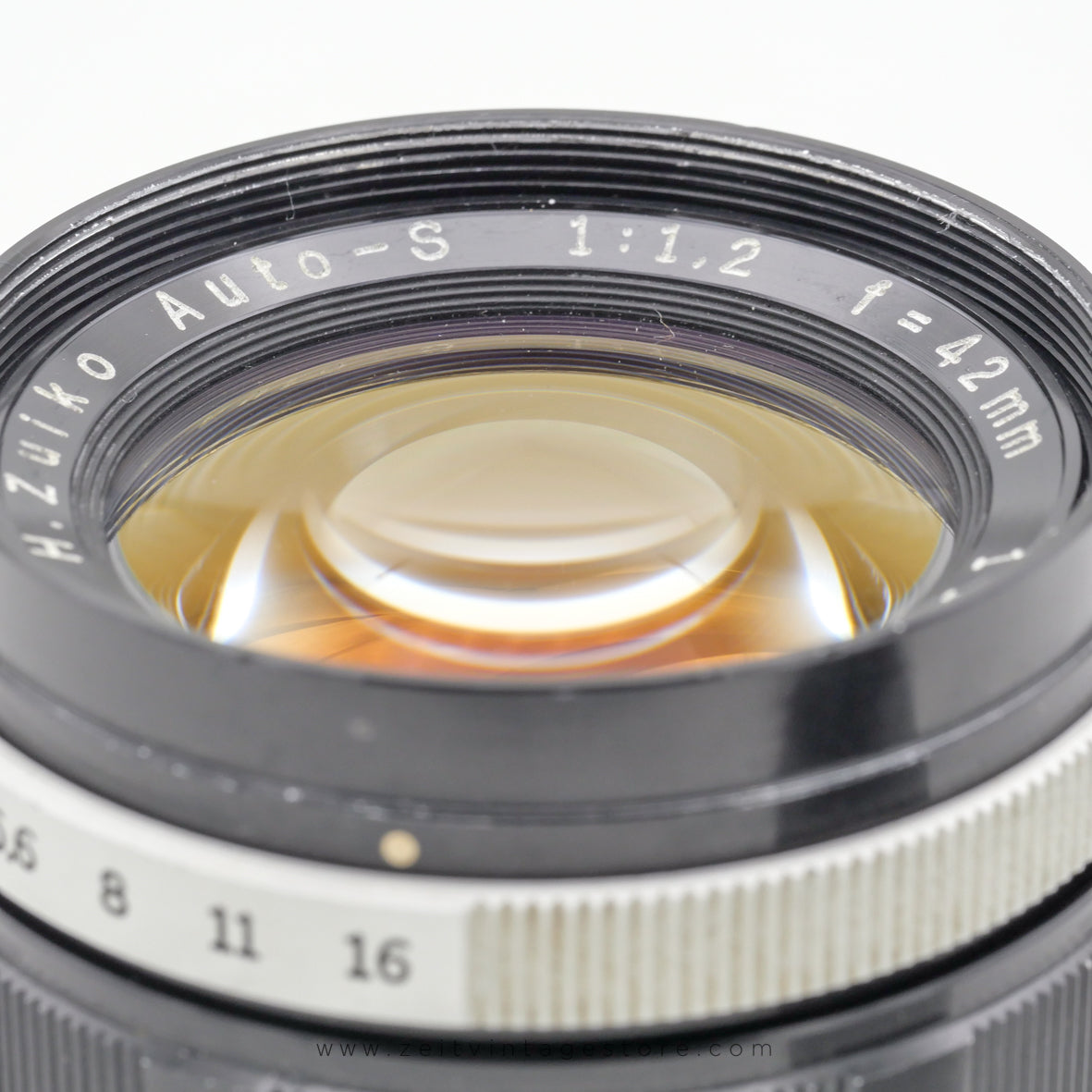 OLYMPUS H.ZUIKO 42MM F1.2 AUTO-S (OLYMPUS PEN F/FT/FV) MANUAL FOCUS STANDARD LENS