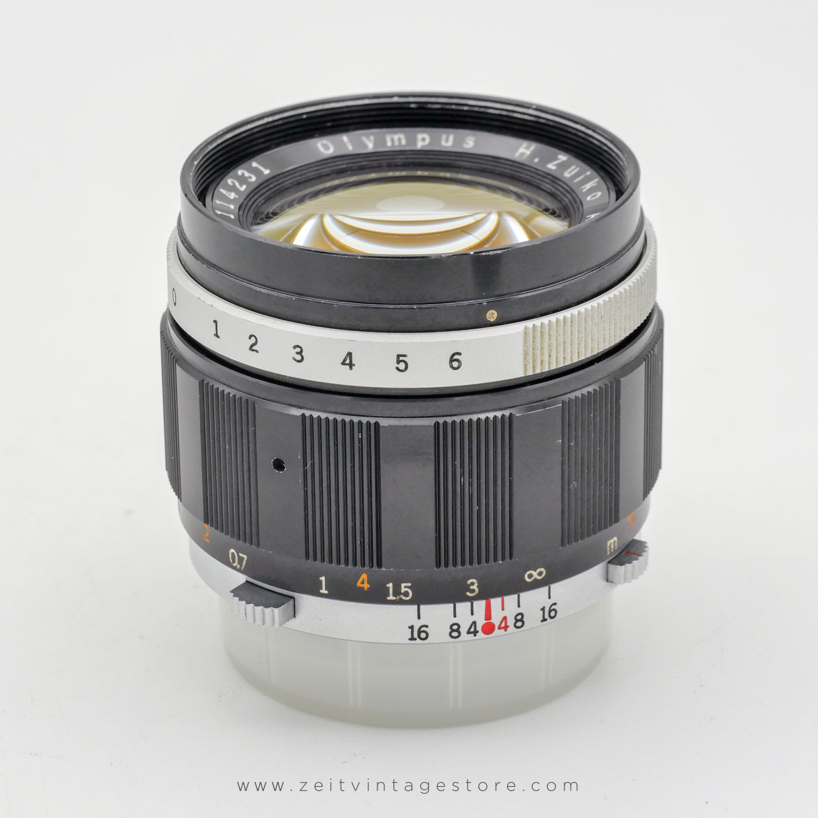 OLYMPUS H.ZUIKO 42MM F1.2 AUTO-S (OLYMPUS PEN F/FT/FV) MANUAL FOCUS STANDARD LENS