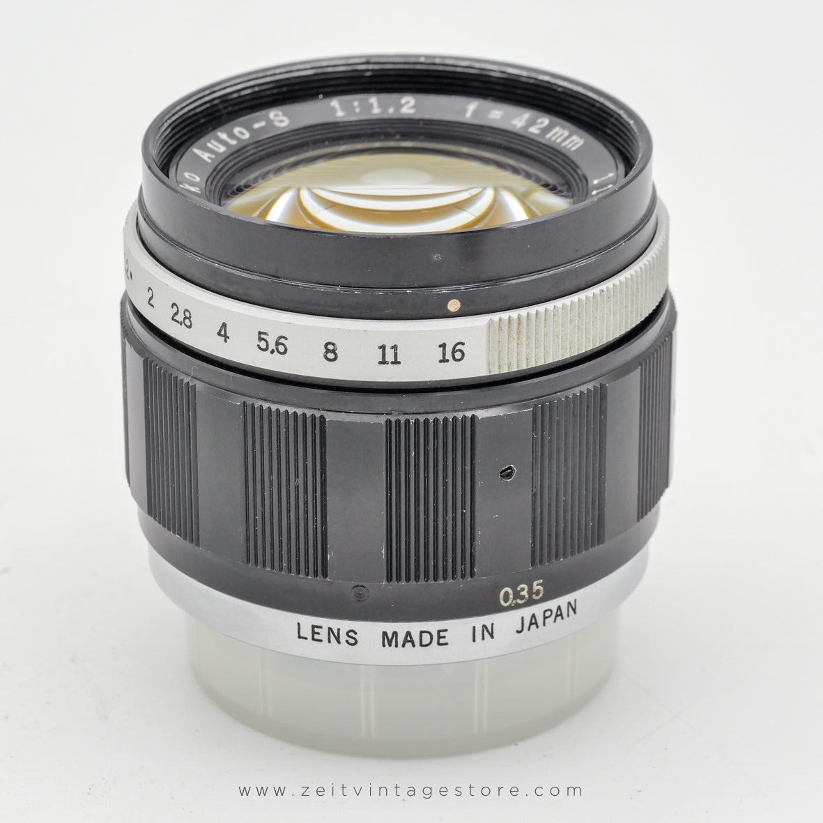 OLYMPUS H.ZUIKO 42MM F1.2 AUTO-S (OLYMPUS PEN F/FT/FV) MANUAL FOCUS STANDARD LENS
