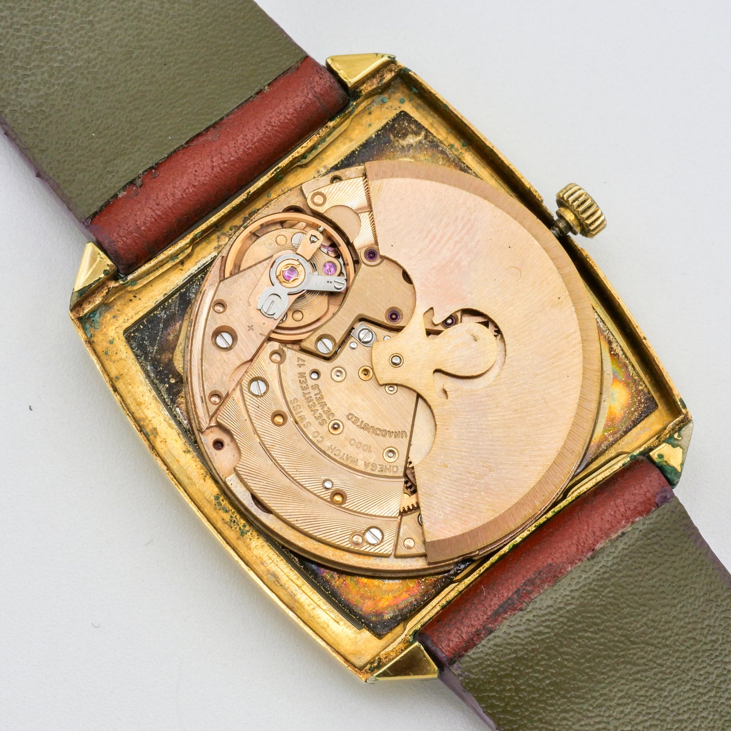 OMEGA DE VILLE AUTOMATIC TWO-TONE GOLD DIAL REF. 162.048