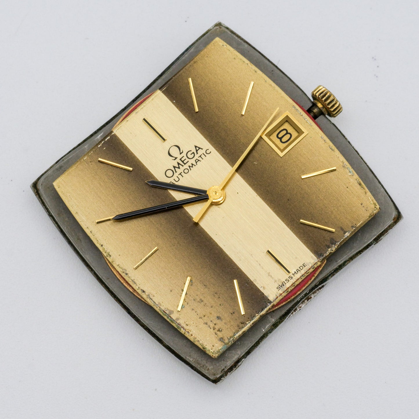 OMEGA DE VILLE AUTOMATIC TWO-TONE GOLD DIAL REF. 162.048