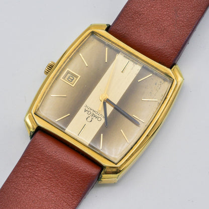 OMEGA DE VILLE AUTOMATIC TWO-TONE GOLD DIAL REF. 162.048