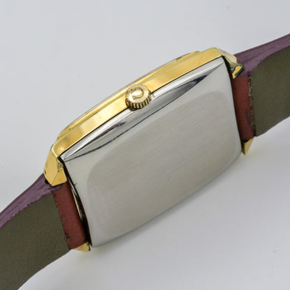 OMEGA DE VILLE AUTOMATIC TWO-TONE GOLD DIAL REF. 162.048