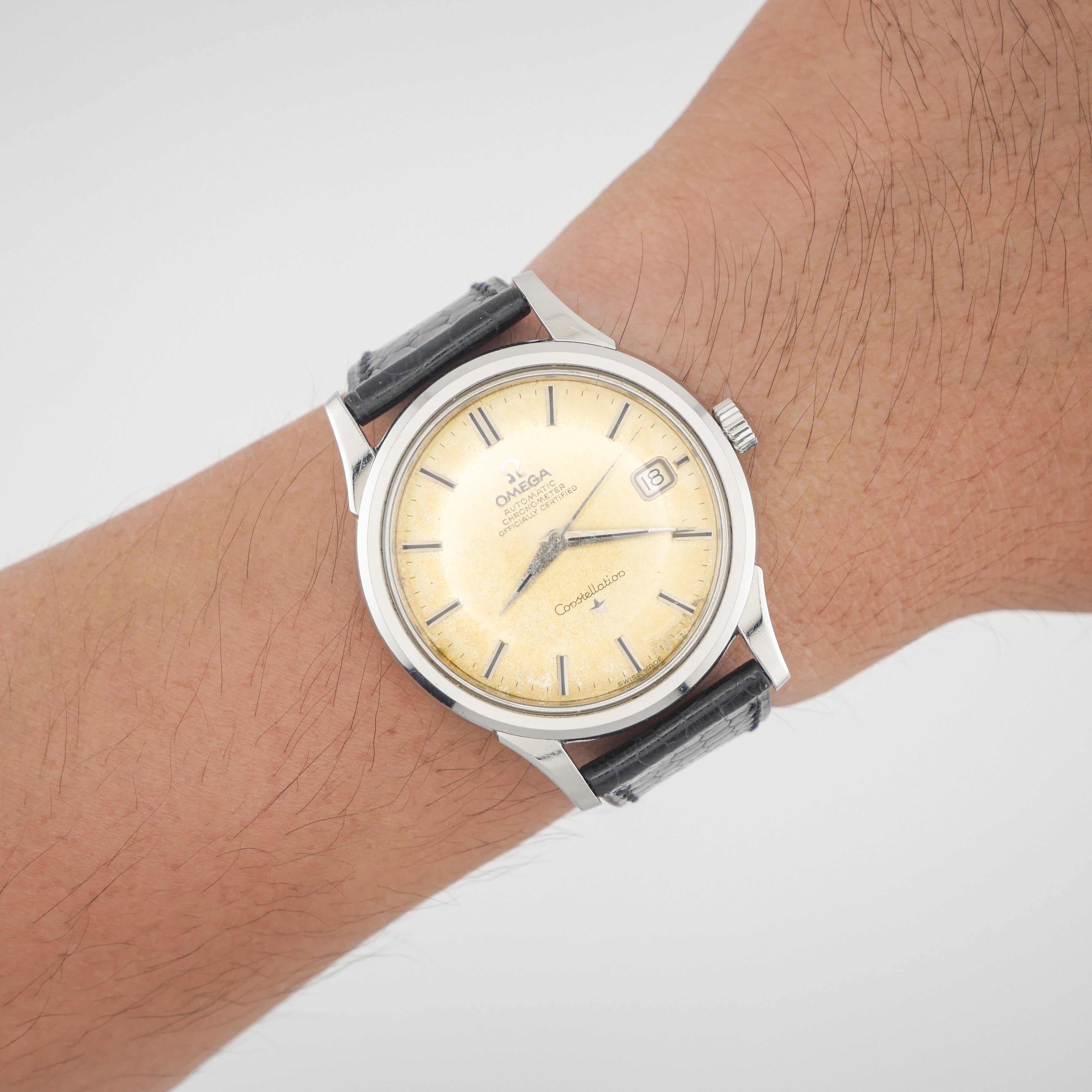 【上品】 OMEGA CONSTELLATION 168.001 REF. AUTOMATIC JUMBO CHRONOMETER 時計