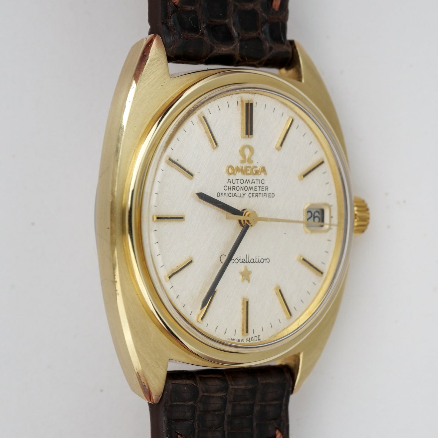 OMEGA CONSTELLATION AUTOMATIC CHRONOMETER  GOLD CAP REF. 168.017