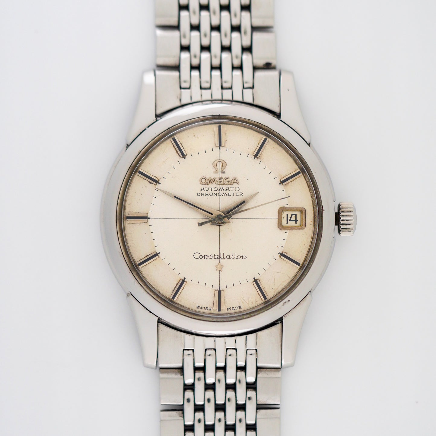 OMEGA CONSTELLATION CHRONOMETER AUTOMATIC "PIE-PAN" REF. 14393-61-SC