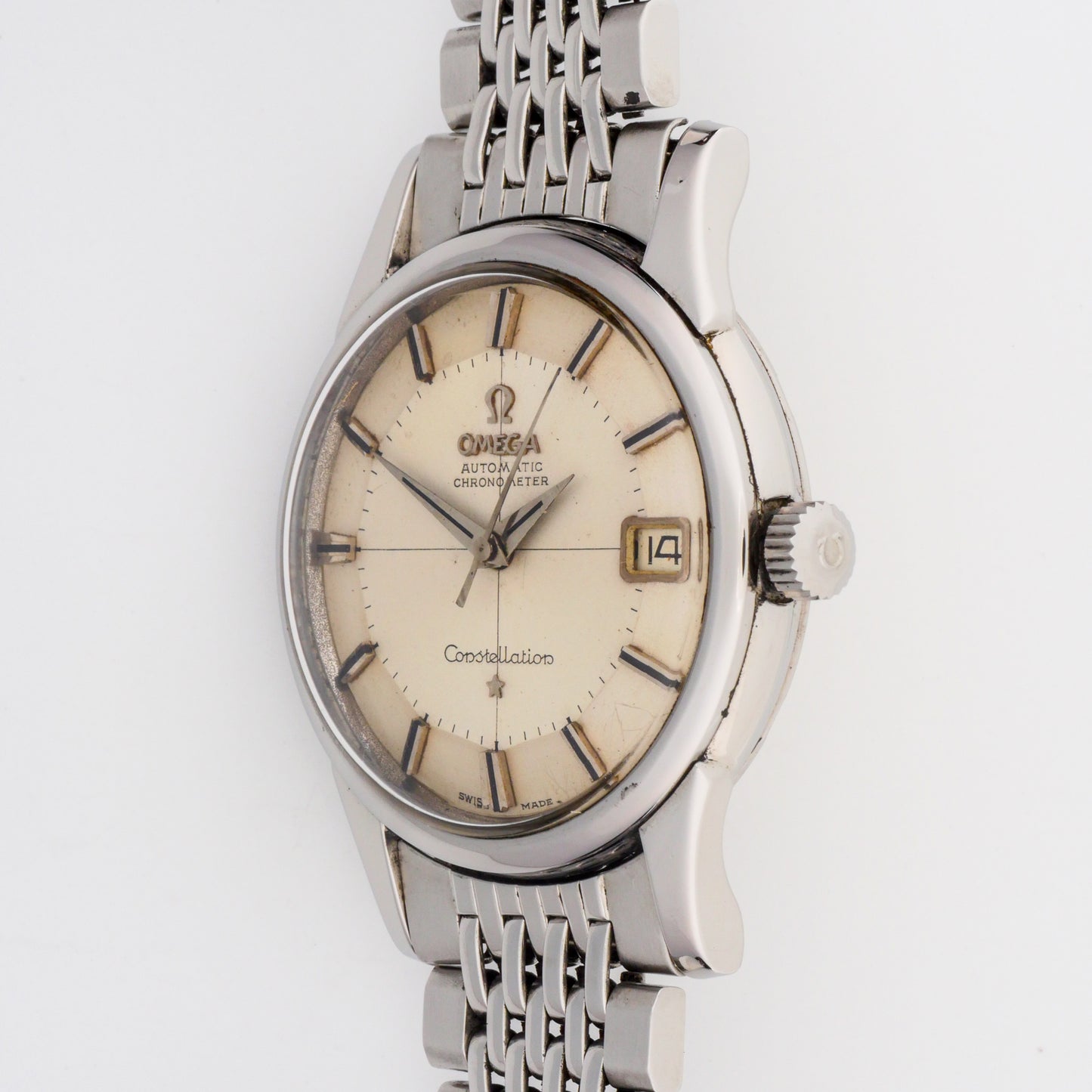 OMEGA CONSTELLATION CHRONOMETER AUTOMATIC "PIE-PAN" REF. 14393-61-SC