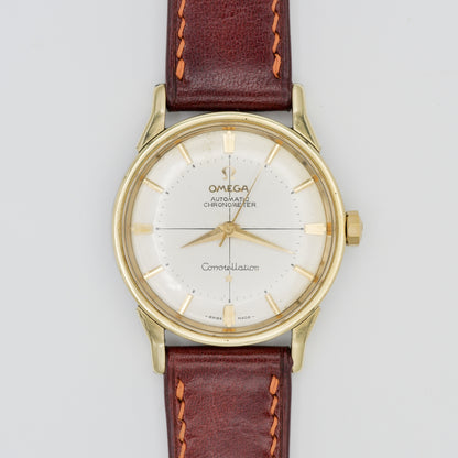 OMEGA CONSTELLATION CHRONOMETER AUTOMATIC "PIE PAN" GOLD CAPPED REF. 14900-61-SC
