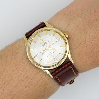 OMEGA CONSTELLATION CHRONOMETER AUTOMATIC "PIE PAN" GOLD CAPPED REF. 14900-61-SC