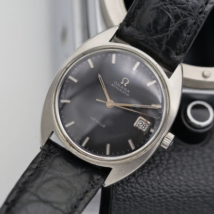 OMEGA DE VILLE AUTOMATIC BLACK DIAL REF. 166.029