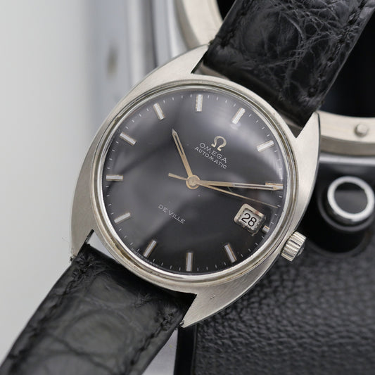 OMEGA DE VILLE AUTOMATIC BLACK DIAL REF. 166.029