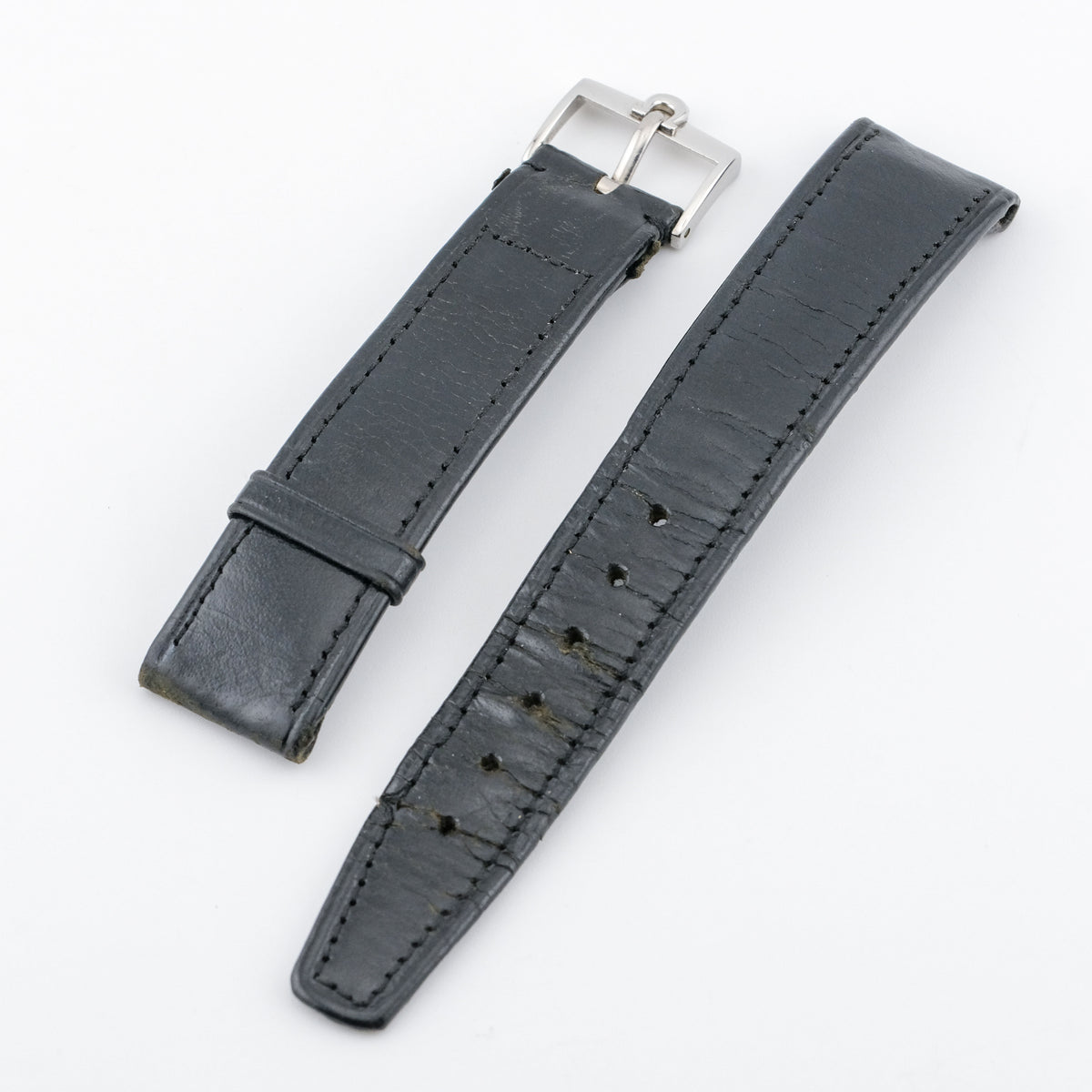 OMEGA LEATHER STRAP + STEEL BUCKLE