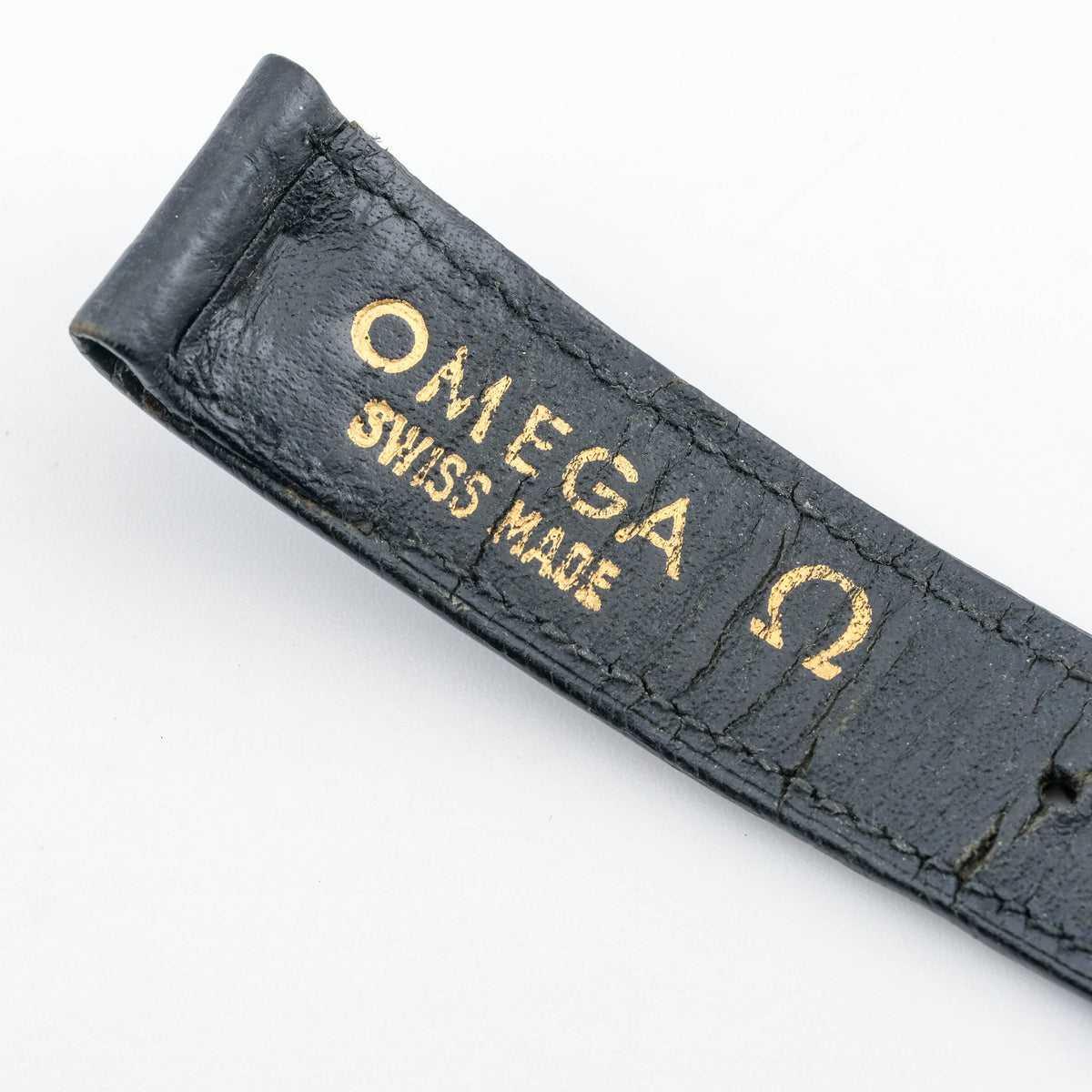 OMEGA LEATHER STRAP + STEEL BUCKLE