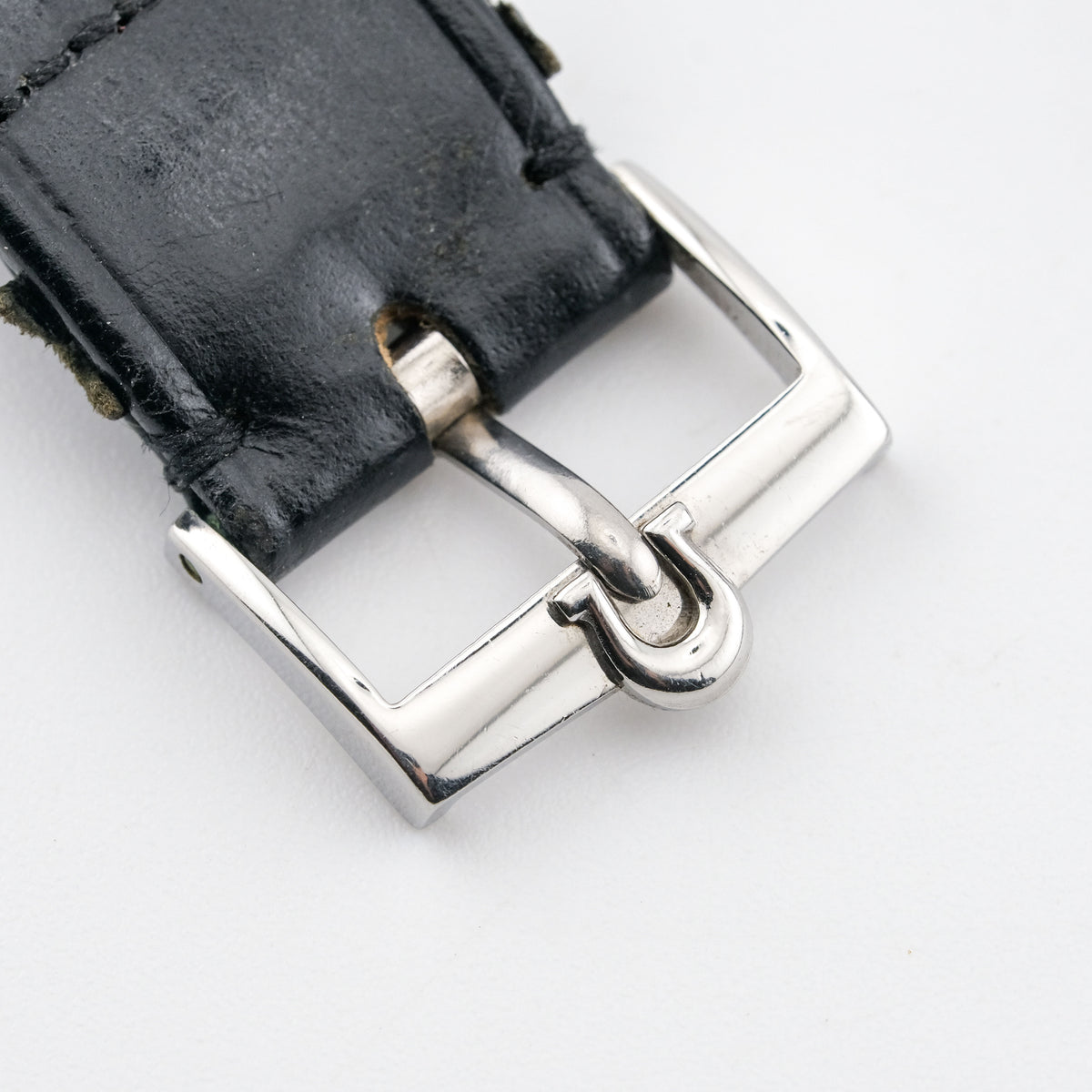 OMEGA LEATHER STRAP + STEEL BUCKLE