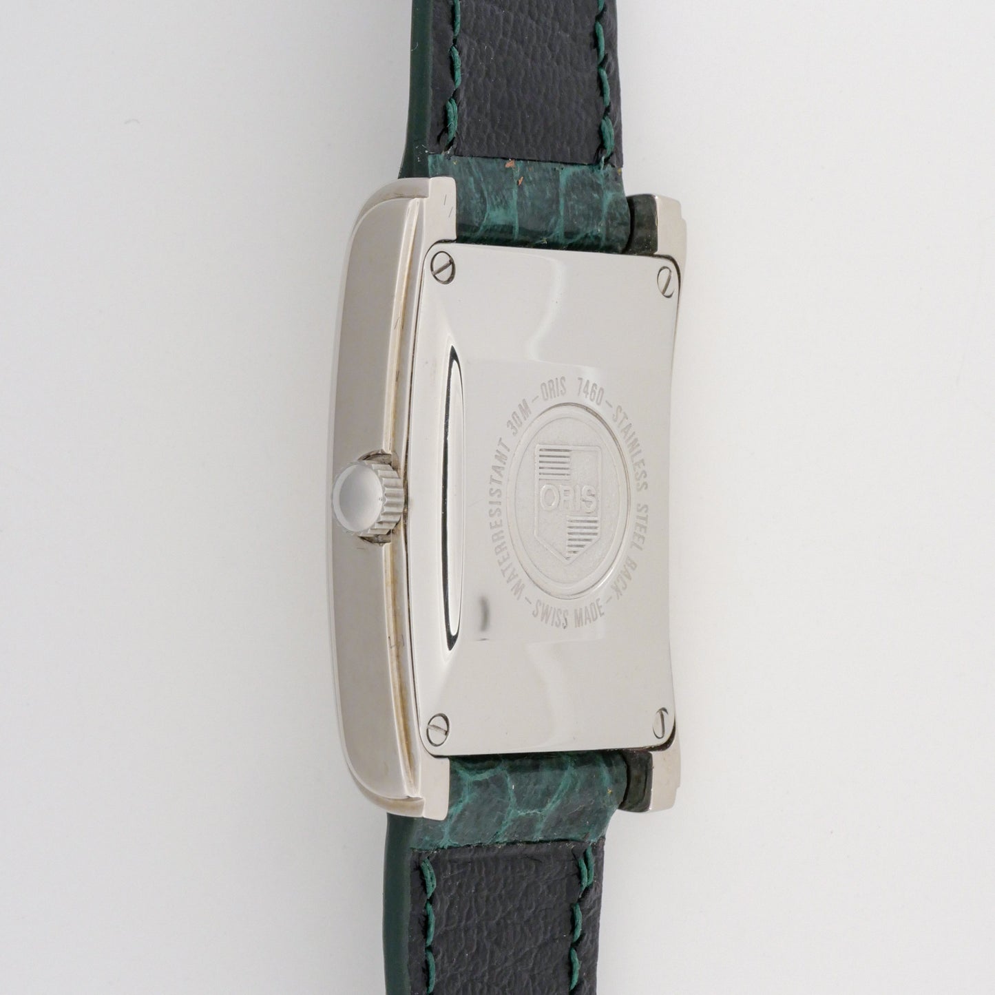 {FULL SET} ORIS RECTANGULAR POINTER DATE AUTOMATIC REF. 7460