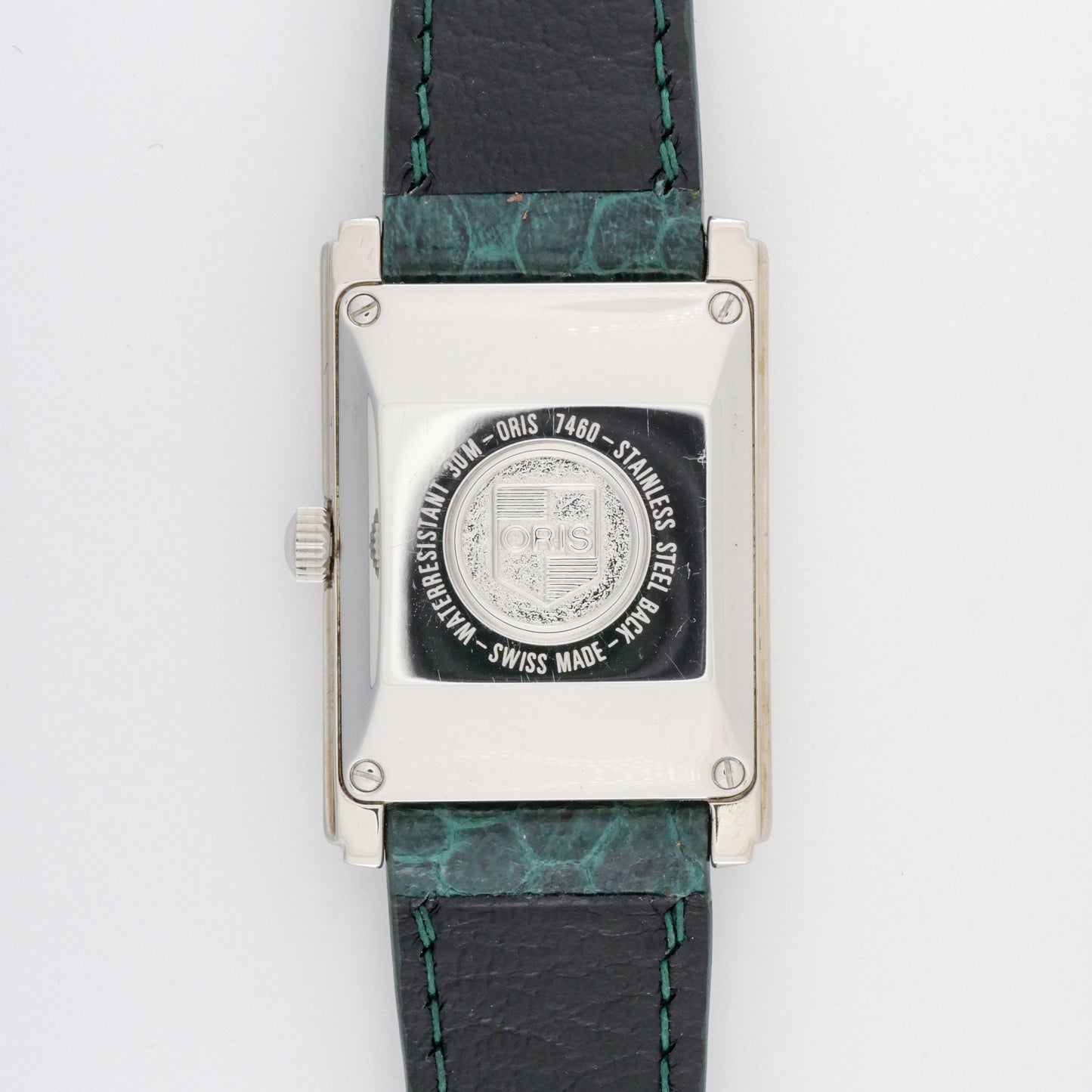 {FULL SET} ORIS RECTANGULAR POINTER DATE AUTOMATIC REF. 7460