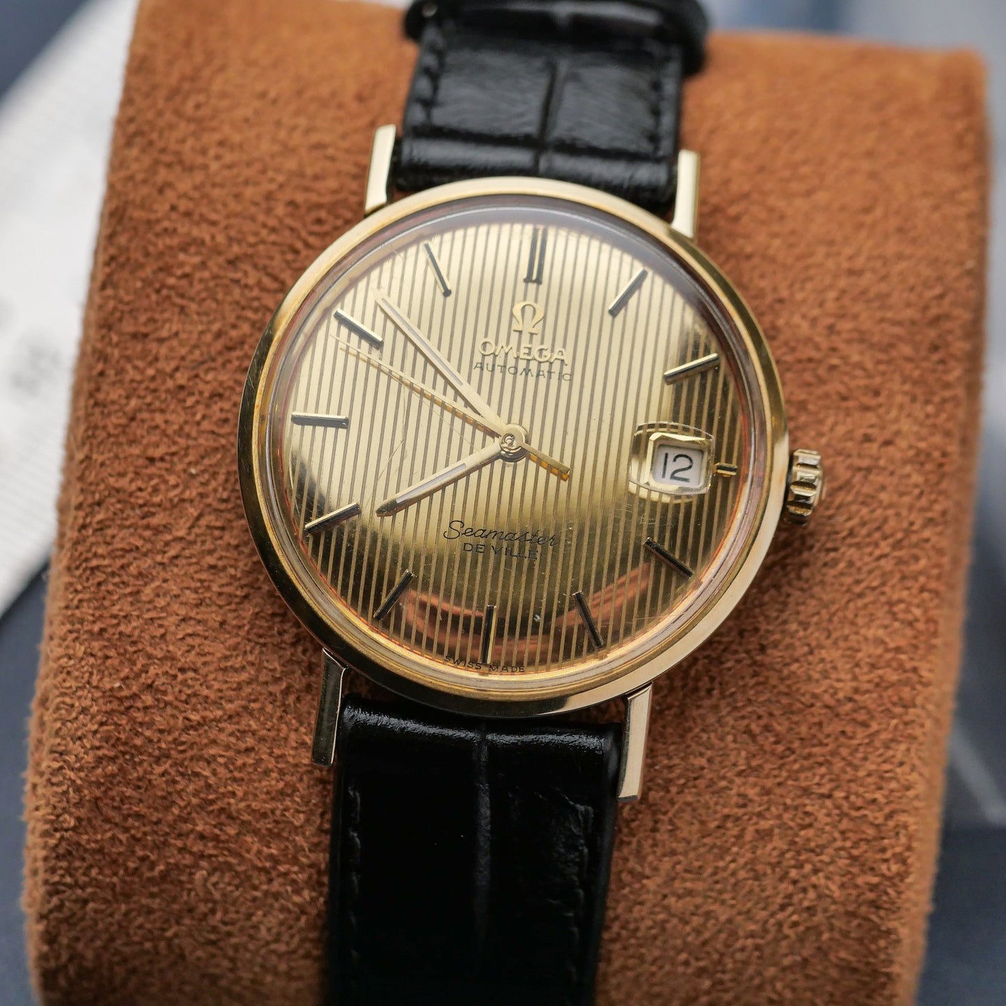 OMEGA SEAMASTER DE VILLE AUTOMATIC GOLD DIAL REF. 166.020