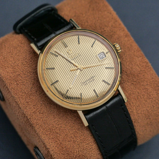 OMEGA SEAMASTER DE VILLE AUTOMATIC GOLD DIAL REF. 166.020