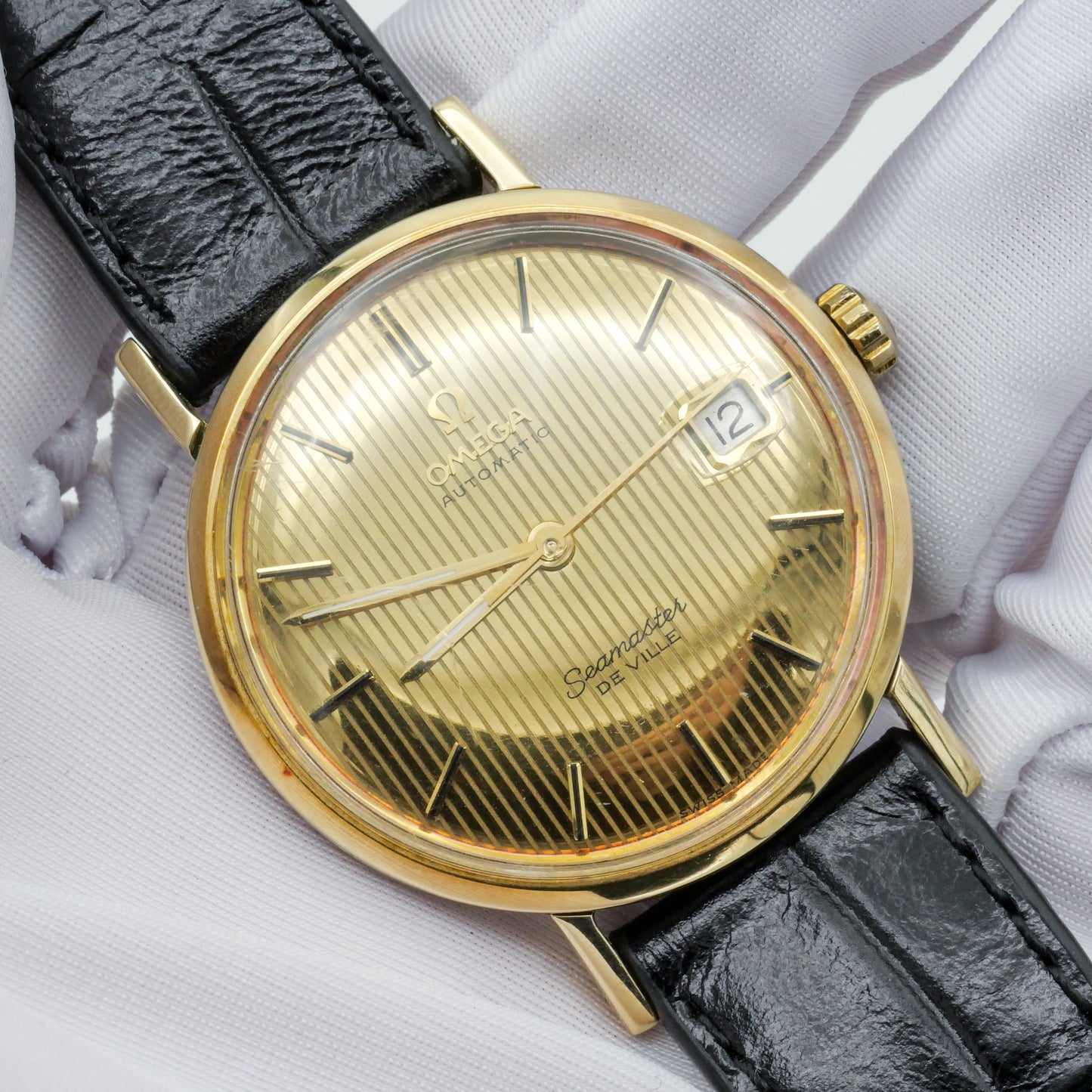 OMEGA SEAMASTER DE VILLE AUTOMATIC GOLD DIAL REF. 166.020