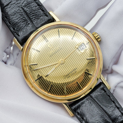 OMEGA SEAMASTER DE VILLE AUTOMATIC GOLD DIAL REF. 166.020