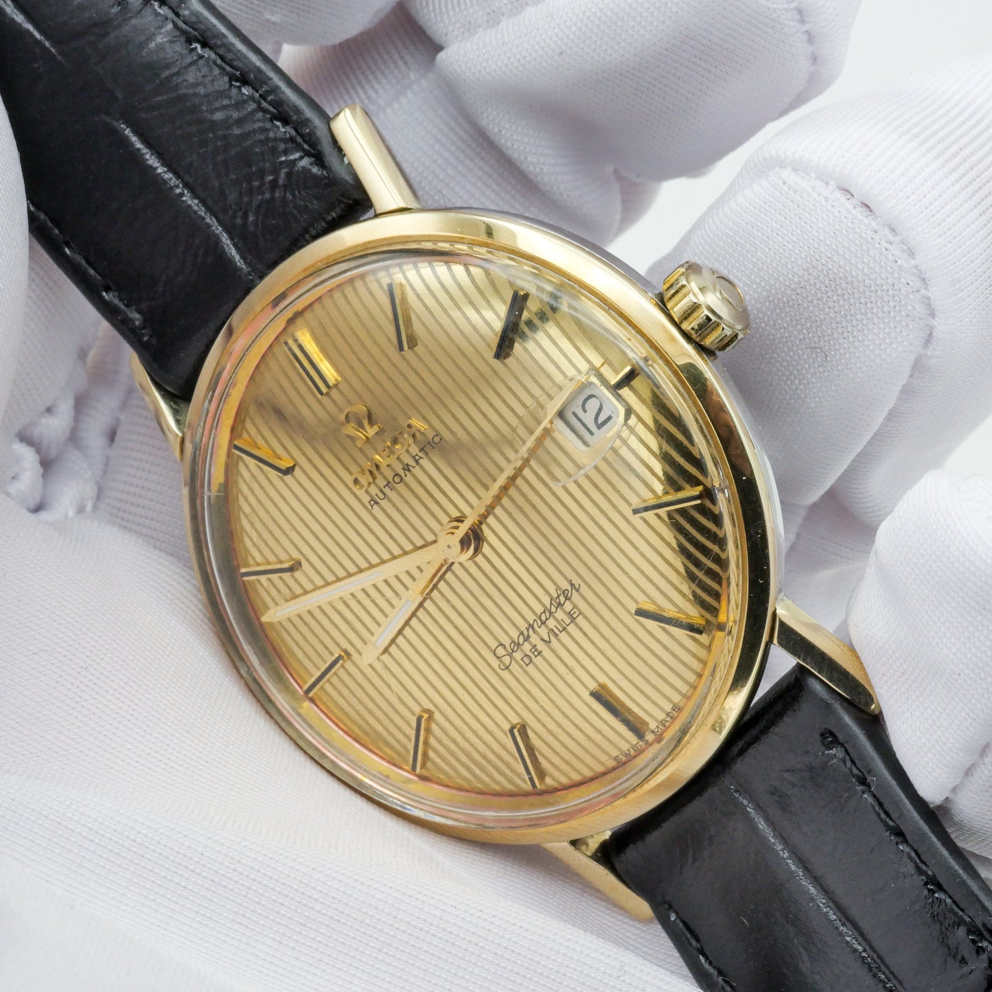 OMEGA SEAMASTER DE VILLE AUTOMATIC GOLD DIAL REF. 166.020