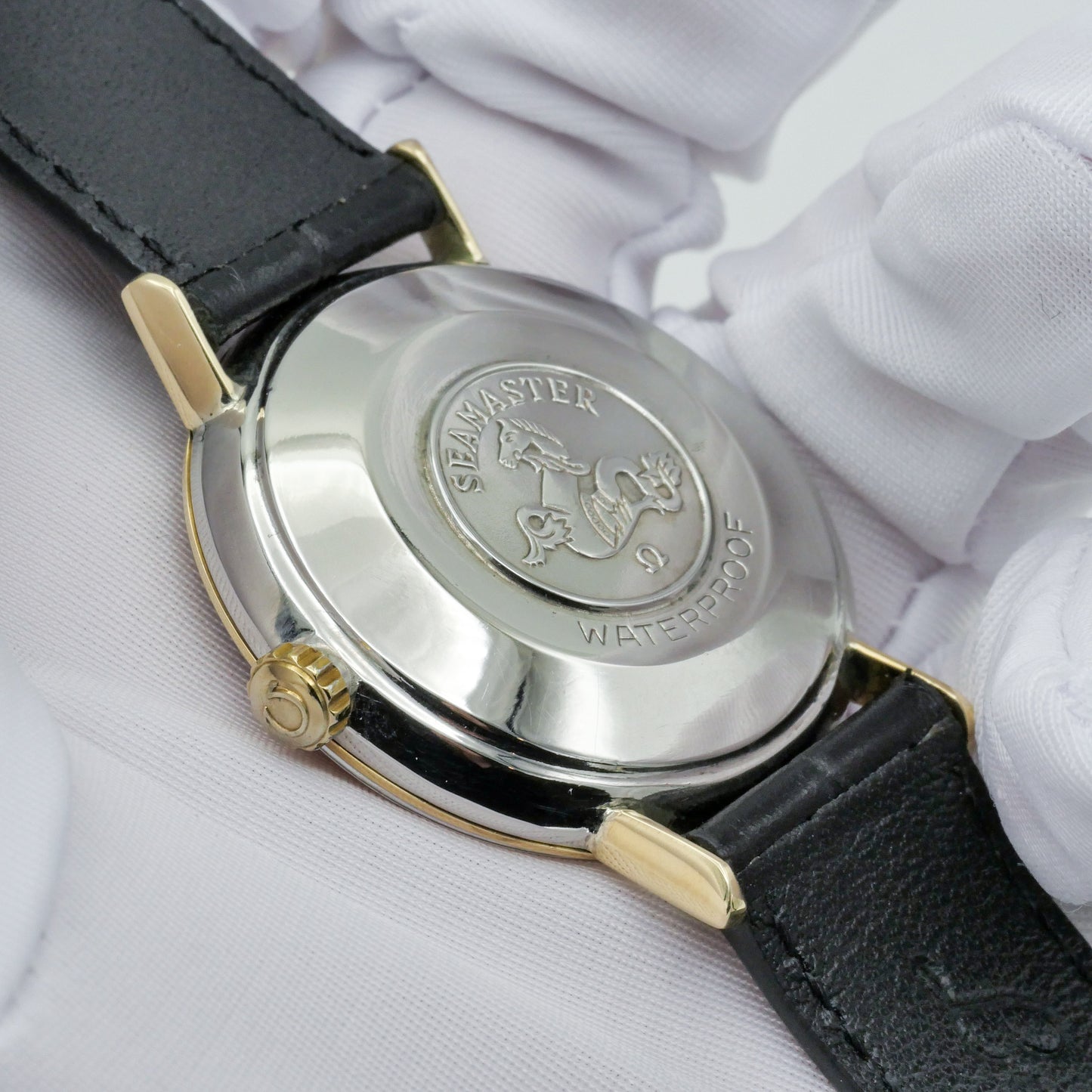 OMEGA SEAMASTER DE VILLE AUTOMATIC GOLD DIAL REF. 166.020