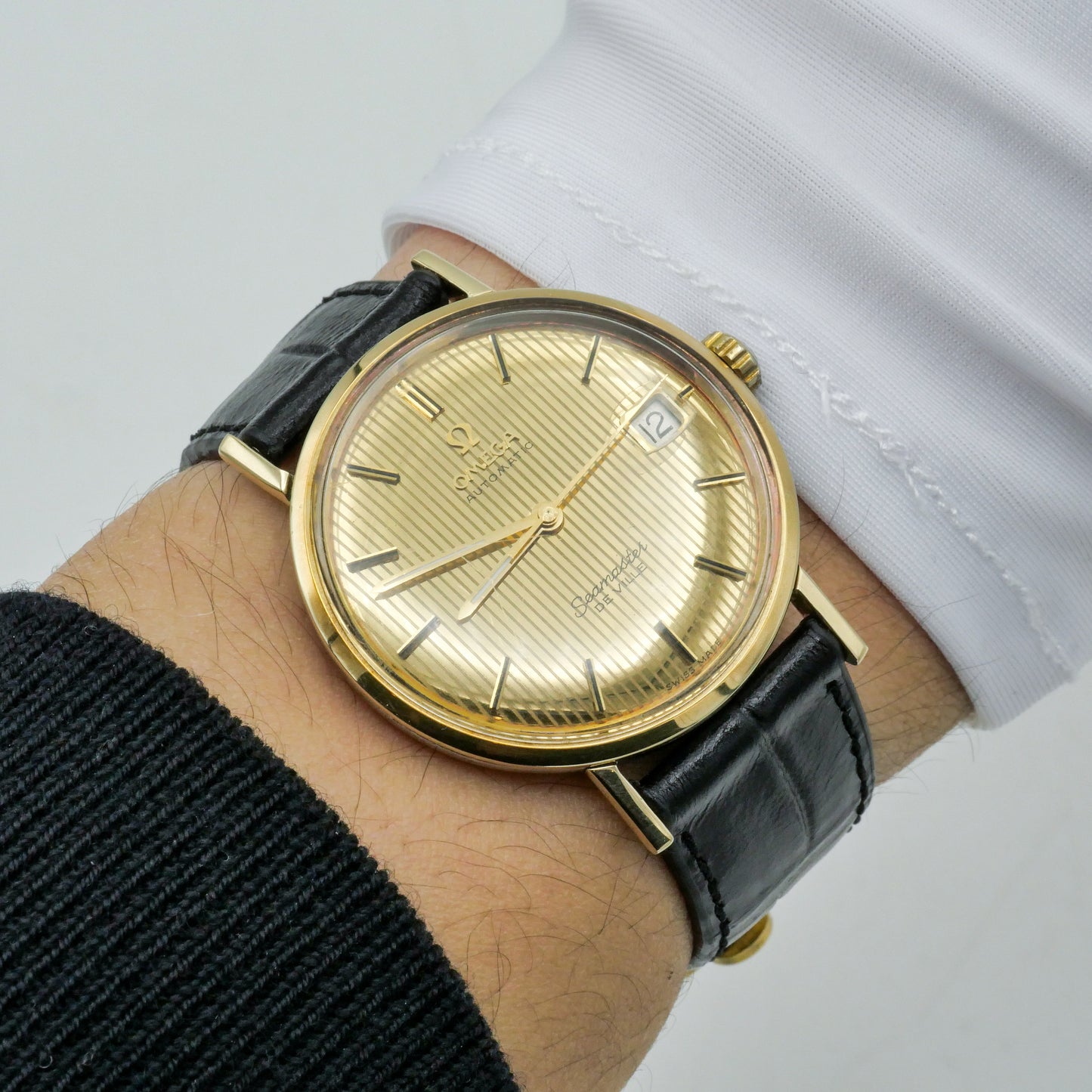 OMEGA SEAMASTER DE VILLE AUTOMATIC GOLD DIAL REF. 166.020